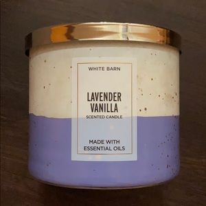 Bath & Body Works Lavender & Vanilla 3 Wick Candle
